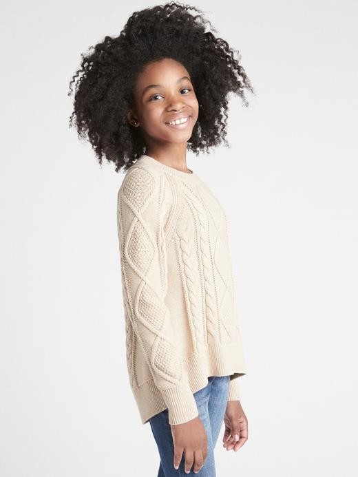 gap cable sweater