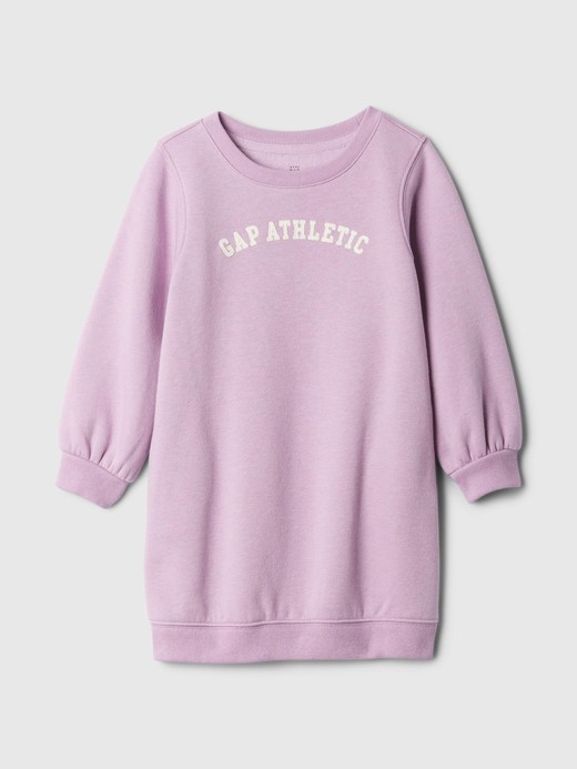 GAP babyGap Athletic Logo Sweatshirt Dress Gap