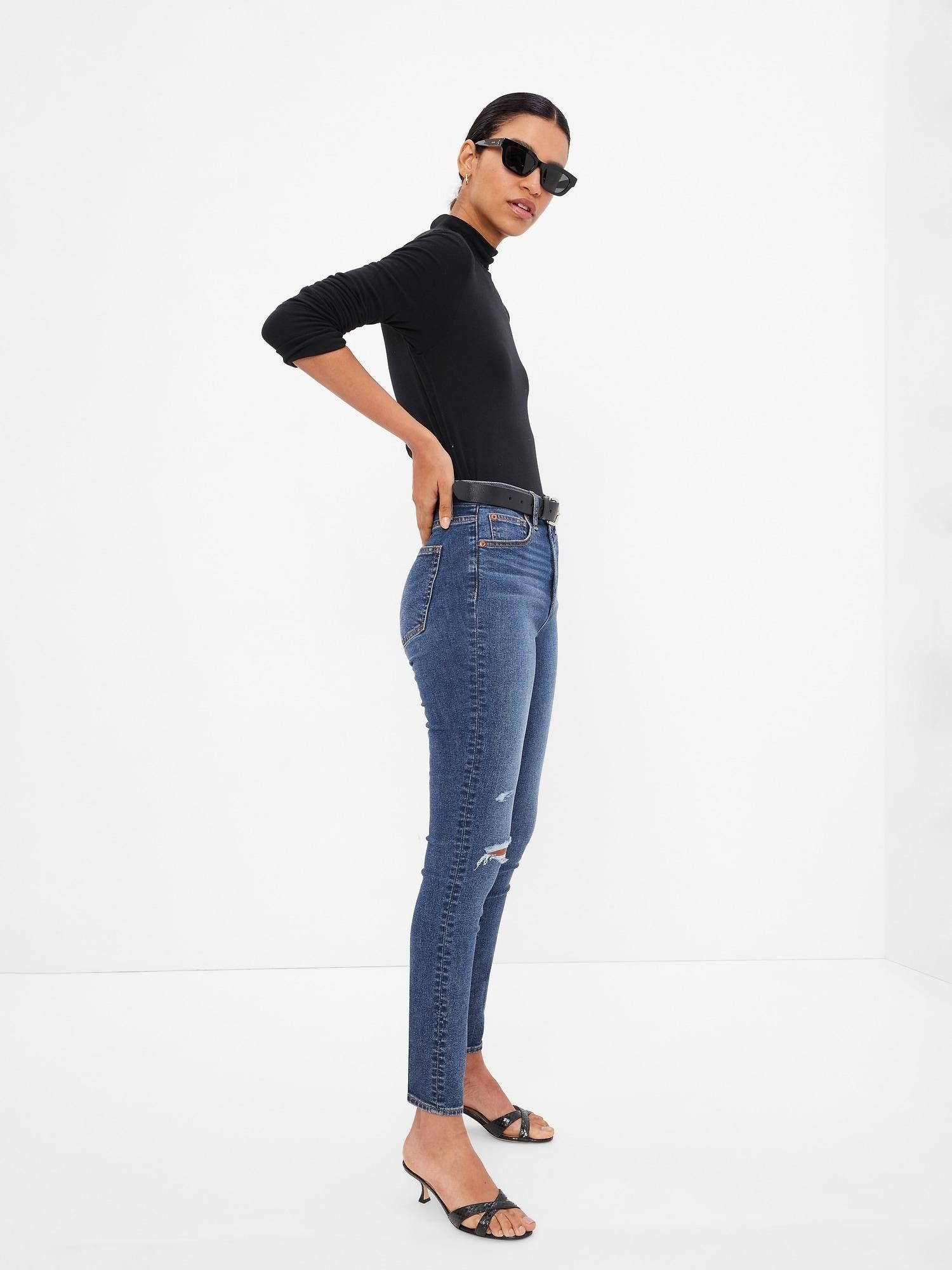 Gap super high deals rise true skinny