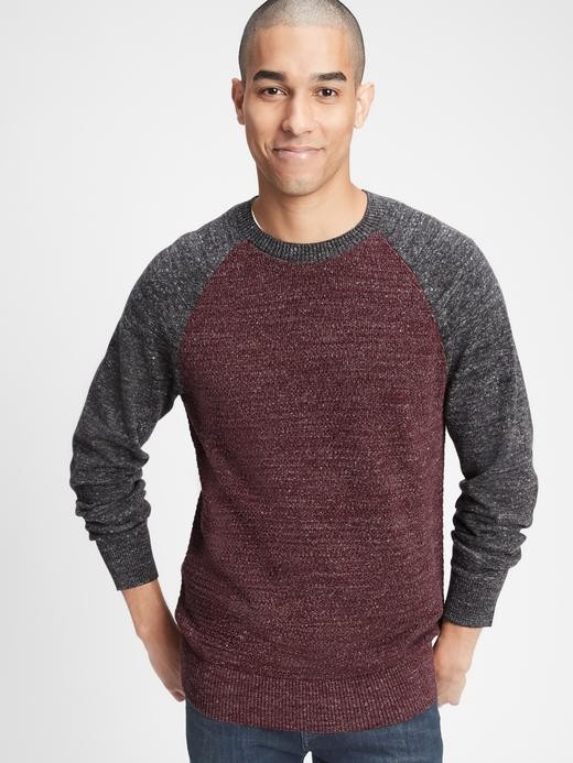 gap colorblock sweater