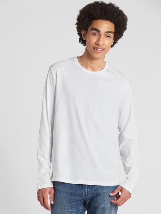 gap white crew neck t shirt