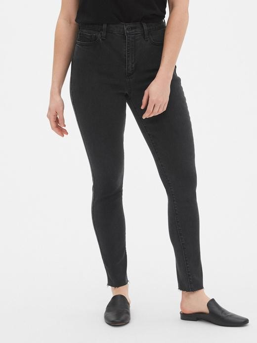 gap true skinny super high rise