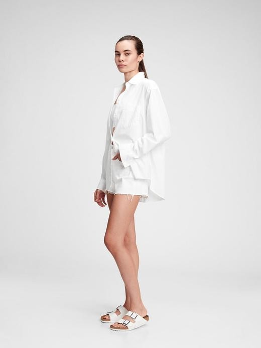 Image for 100% Organic Cotton Big Shirt from Gap