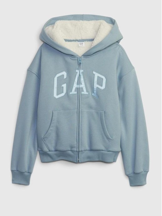 Sherpa lined outlet hoodie gap